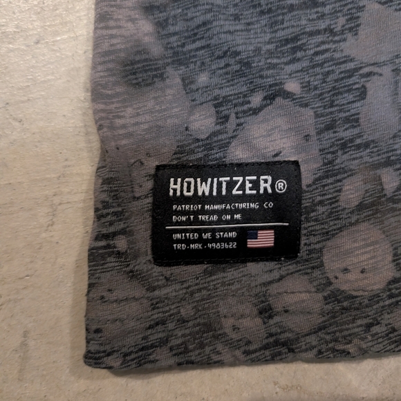 Howitzer Molon Labe Shirt Gray Camo Skill Snake Firearms - Picture 4 of 11